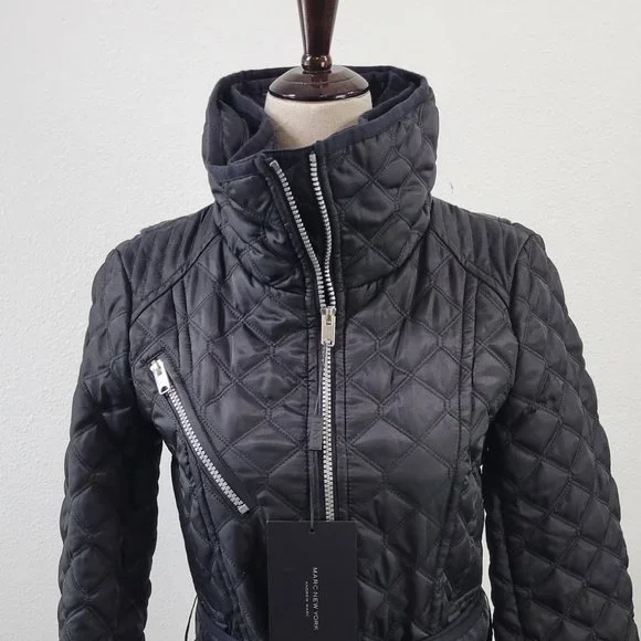 NWT- MARC NEW YORK Cassidy Quilted Jacket Sz XS - Picture 2 of 11